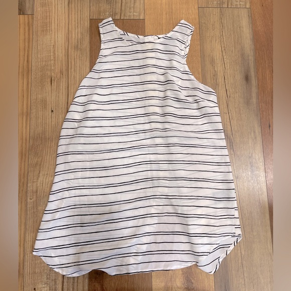 Who What Wear White and Black Striped Tank Top - Picture 1 of 5